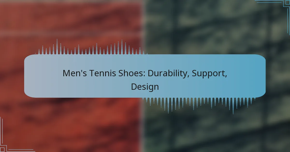 Men’s Tennis Shoes: Durability, Support, Design