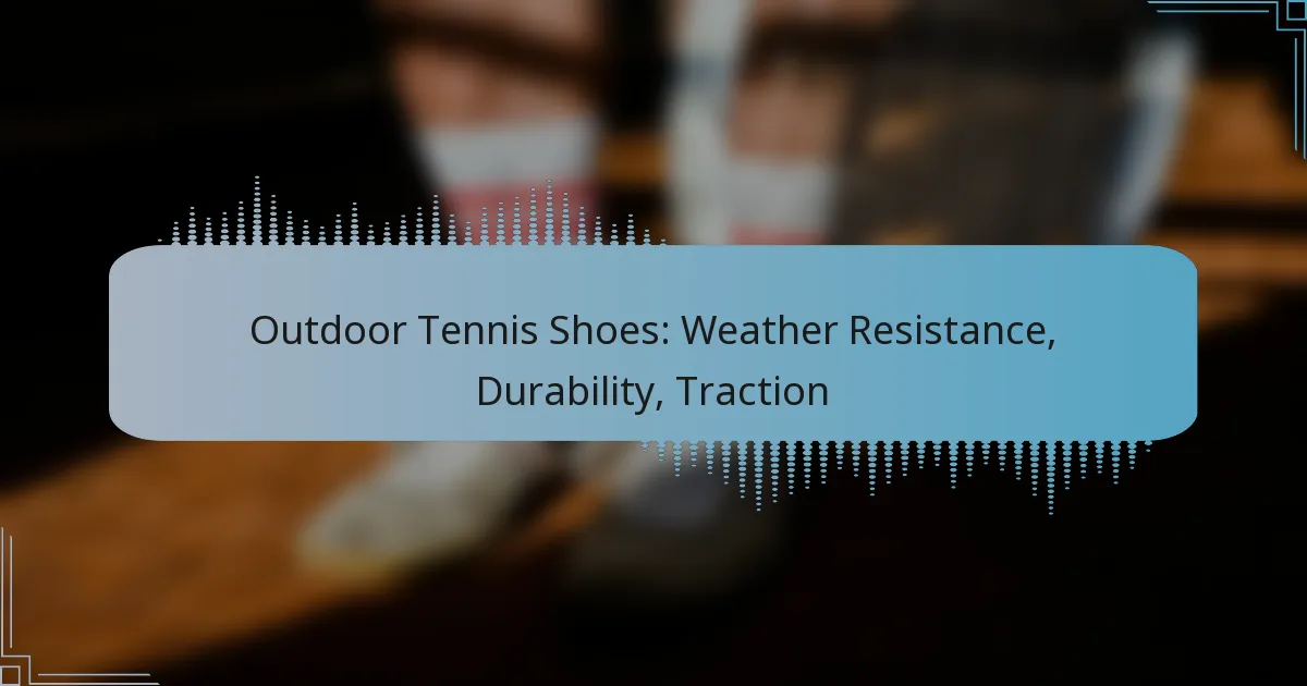 Outdoor Tennis Shoes: Weather Resistance, Durability, Traction